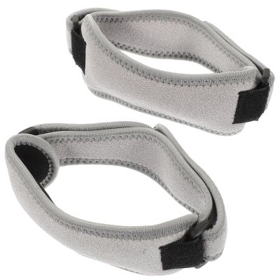 HAKIDZEL 2pcs Adjustable Breathable Knee Brace Patella Strap for Relief, Compression Support for Outdoor Sports, Running, Cycling, and Injury