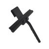DOITOOL Silicone Glass Squeegee with Hook, Shower Door Window Wiper, Household Glass Cleaning Tool for Bathroom and Home Use view 1