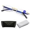 Blue Glasses Self Adjusting for Women/Men, Auto Focus Glasses Self Adjusting Blue Light Reading Glasses (+400) view 1