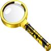10x Handheld Magnifying Glass with Soft Rubber Non-Slip Handle - 60mm Lens for Reading, Crafts, Exploration, Plants, Jewelry, and Hobby Enthusiasts view 1