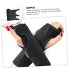 NULYLU Universal Wrist Brace with Steel Support Splint, Adjustable Hand Stabilizer for Sports and Joint Injury, Breathable Wrist Protection Wrap for Men and Women, Black view 4