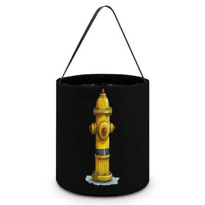 Fire Hydrant Halloween Candy Bucket Tricking Or Treating Tote Bag for Party Holiday Easter