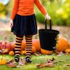 Fire Hydrant Halloween Candy Bucket Tricking Or Treating Tote Bag for Party Holiday Easter view 2
