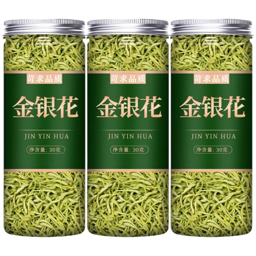 100% Natural Dried Chinese herbal teas 3(30g*3) Chinese Green Tea Loose Leaf,for Men & Women