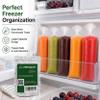 100-Count Large Ice Pop Bags 8x26 cm - Disposable Popsicle Bags for Freezer, Bolsitas para Bolis de Hielo view 4