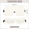 uxcell 2 Pack Sleep Mask, 3D Blocking Light Eye Mask Soft Breathable Square for Men Women Eye Shade Cover with Adjustable Strap for Sleeping Travel Office Nap Side Sleeper, Beige view 2