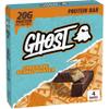 GHOST PROTEIN BAR, CHOCOLATE PEANUT BUTTER Flavor, 20G Protein, 2G Sugar, 4 Dual-Bar Packs, 9.2 oz view 1