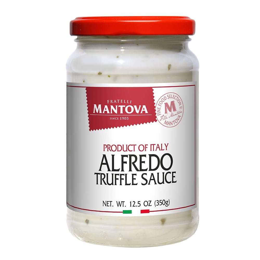 Mantova Truffle Alfredo Sauce 12.5 oz (Pack of 6)