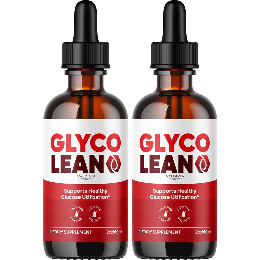 (2 Pack) Glyco Lean Drops - Official GlycoLean Advanced Formula, All Natural Premium Liquid Support Supplement for Health & Wellness - 2 Bottles for 2 Months