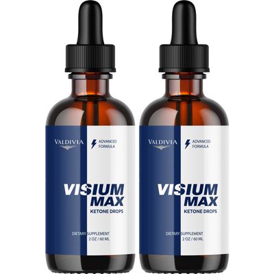 (2 Pack) Visium Max Drops - Official VisiumMax Advanced Formula Mobility Drops All Natural Premium Supplement Liquid Support for Health & Wellness - 2 Bottles for 2 Months