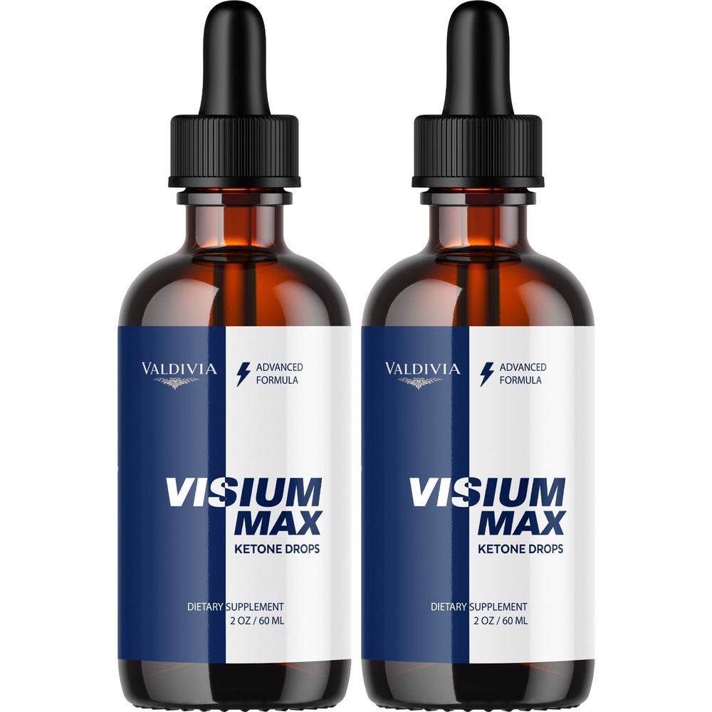 (2 Pack) Visium Max Drops - Official VisiumMax Advanced Formula Mobility Drops All Natural Premium Supplement Liquid Support for Health & Wellness - 2 Bottles for 2 Months