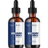 (2 Pack) Visium Max Drops - Official VisiumMax Advanced Formula Mobility Drops All Natural Premium Supplement Liquid Support for Health & Wellness - 2 Bottles for 2 Months view 1