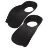 DIYEAH Orthotic Insole Pair for Flatfoot Correction with Arch Support and Plantar Fasciitis Relief, Black M Size, Breathable Hole Design for Overpronation and Heel, Mens Foot Health view 1