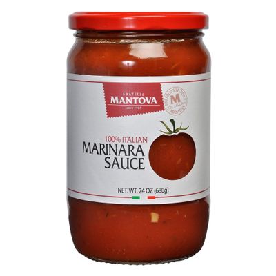Mantova Marinara Sauce 24 oz (Pack of 6)