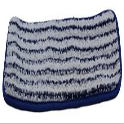 18" Blue and White Flat mop Finishing (waxing) pad.