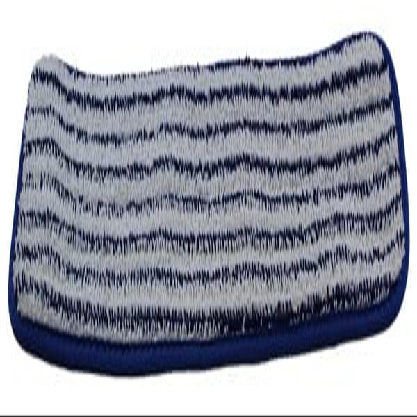 18" Blue and White Flat mop Finishing (waxing) pad.