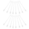 Cabilock 500pcs White Double-ended Disposable Plastic Dessert Spoons Mini Stirring Spoons for Coffee, Ice Cream, and Hot Chocolate Mixing, Lightweight Tasting Utensils for Parties and Cafes view 1