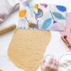 Alipis 3pcs Organic Beeswax Food Wrap Set with Decorative Printing, Reusable Sandwich and Fruit Wraps in Small, Medium, Large Sizes for Eco-friendly Food Storage and Freshness view 4