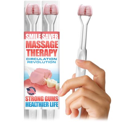 SMILE SAVER 360 Therapeutic Gum Massage for Bleeding Gums, Sensitivity, TMJ & Bruxism Smile Anti-Aging: Spa Treatment for Your Smile Vitality Ritual for Healthy Circulation & Radiant Recovery