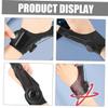 NUSITOU Adjustable Tension Wrist Thumb Brace Black, Professional Sports Wrist Support with Knob Traction for Gym Training and Weightlifting, Reusable Hand Stabilizer for Carpal Tunnel view 4