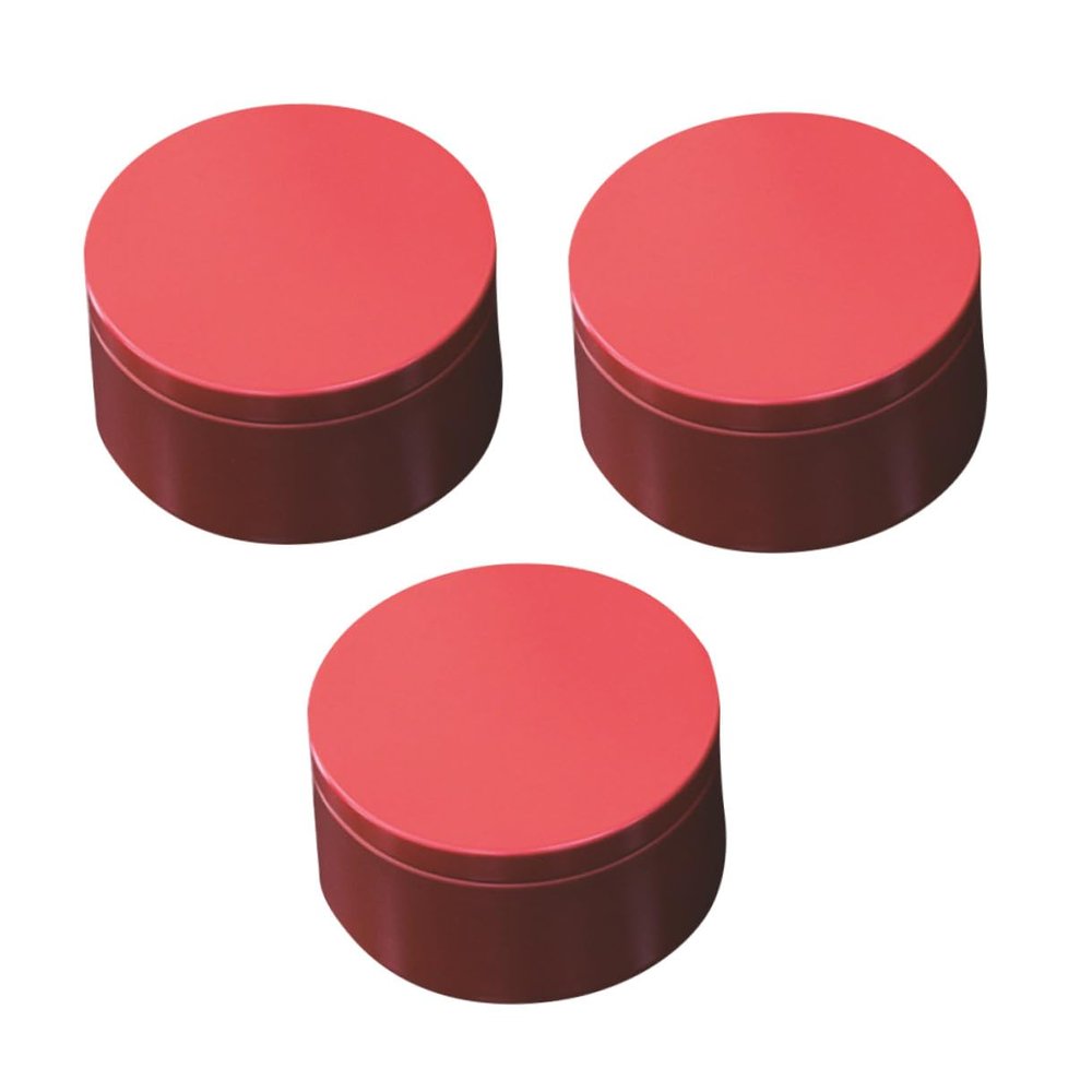 Homoyoyo Wedding Candy Boxes Tinplate 3pcs Set, Decorative Candy Storage Containers for Wedding Party Favors and Packaging