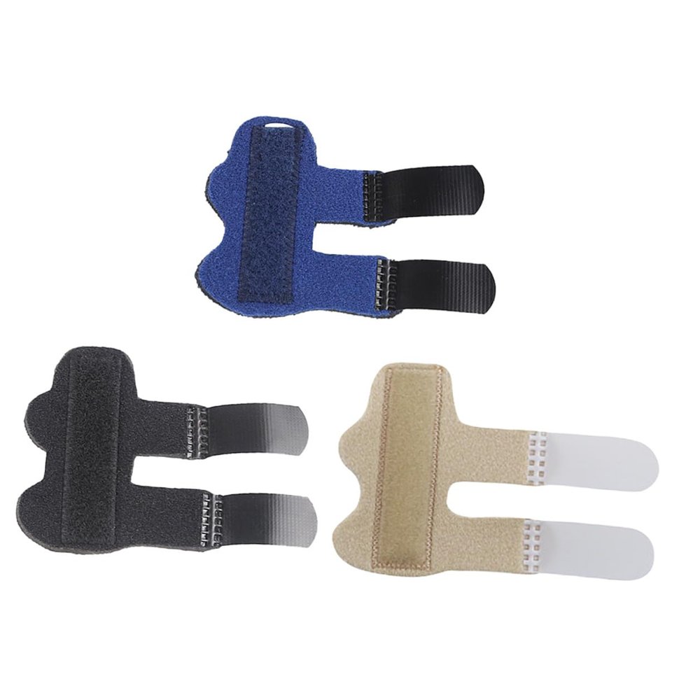 minkissy 3pcs Adjustable Finger Straightening Splint Brace Finger Hold Sleeves for Injury