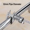 150cm-500cm Stainless Steel Grab Bar Set for Commercial and Residential Restrooms, 32mm Diameter, Front Porch Stairs Railing Straight Shower Handle for Handicapped Elderly(350cm) view 3