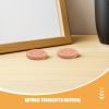 AUTSUPPL 5pcs Clay Humidifier Disks 3.7cm Leaf-shaped Moisture Control Stones for Cigar Humidor Accessories and Spice Keeper view 3