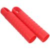 HOODANCOS 2pcs Red Non-Slip Mop Handle Grips with Hanging Hole, Replacement End Caps for 25mm Diameter Broom and Mop Rods, Household Cleaning Tool Accessories view 1