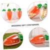 Abaodam Carrot Shaped Candy Boxes 6pcs Easter Candy Box Wedding Favor Case Party Supplies for Wedding view 3