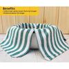 Double Layer Cotton Roti Cloth Wrap with Flaps, 2 Pack, Green & Blue, 9x9 Inch Center, Keeps Chapati Fresh view 4