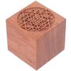 Cabilock Wood Cube Essential Oil Diffuser Aromatherapy Passive Scent Diffuser for Home Office Car Interior with Rosewood Material view 1