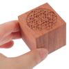 Cabilock Wood Cube Essential Oil Diffuser Aromatherapy Passive Scent Diffuser for Home Office Car Interior with Rosewood Material view 4