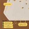 Cotton Roti Cloth Wrap with Flaps, Double Layer 300 GSM, Beige, 8x8 Inch, Pack of 3 view 3