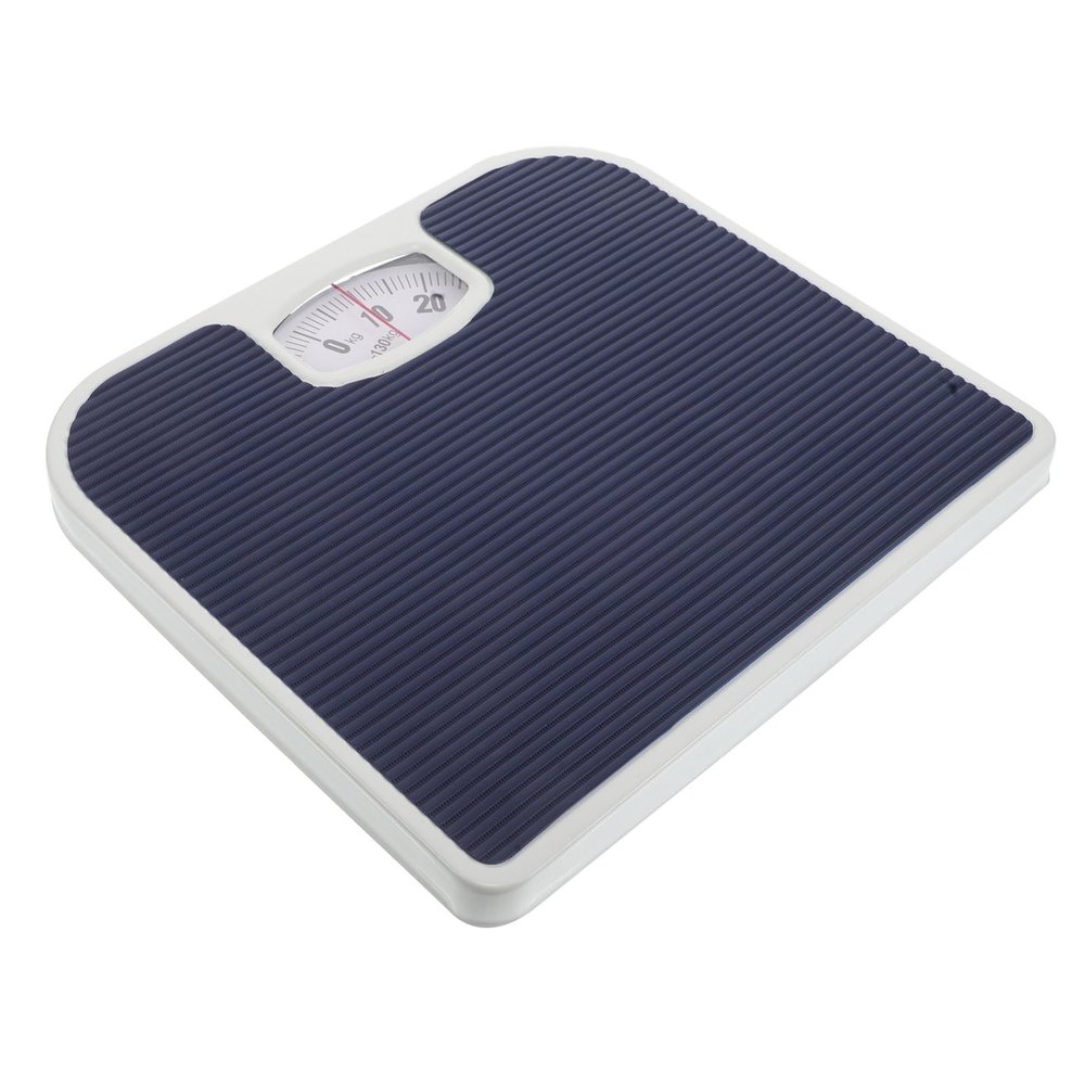 Alipis Mechanical Analog Bathroom Scale Dark Blue High Accuracy Body Weight Monitor for Home Health Tracking with Sturdy Pointer Dial
