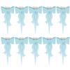 10pcs Flower Wrapping Boxes with Bow Ornament, Foldable Fresh Flower Cases for Bouquet Storage and DIY Handheld Floral Packaging, Decorative Boxes for Valentines Day Arrangements view 1