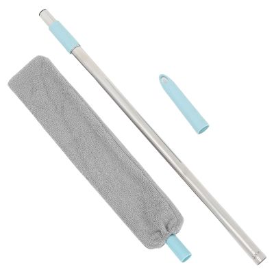HAKIDZEL Multi-Functional Electrostatic Dust Duster with Long Handle for Household Gap Cleaning Under Beds, Ceiling Fans, Cabinets, and High Ceilings, Retractable Extension