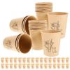 HOOWIFFY 150pcs 9oz Fiber Paper Cups Disposable Coffee Cups Thickened Sturdy Portable for Outdoor Parties and Travel view 1