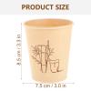HOOWIFFY 150pcs 9oz Fiber Paper Cups Disposable Coffee Cups Thickened Sturdy Portable for Outdoor Parties and Travel view 2