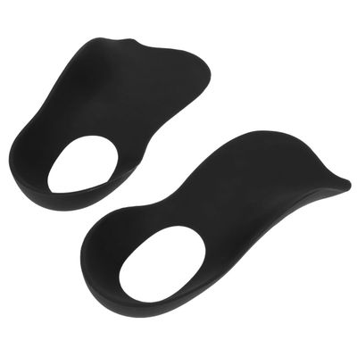 Gogogmee Orthotic Arch Correction Insoles for Flat Feet, Shoe Cushion Inserts with Support for Plantar Fasciitis Relief, Black Medium Foot Care Pads for Everyday Use