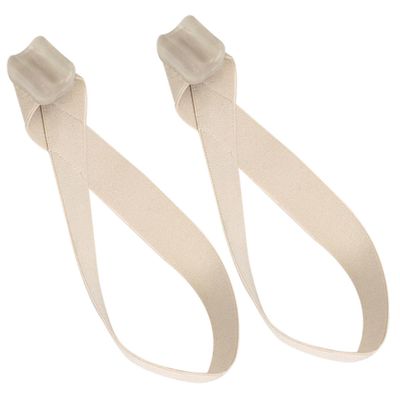 Cabilock 2pcs Large Toe Valgus Corrector with Adjustable Tension Strap, Skin Color, Size L (fits US Shoe 9-11), Suitable for Day and Night Use for Foot Relief and Toe Alignment