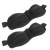 LALADEFIEE 3D Contoured Sleep Eye Mask 2pcs Comfortable Blindfold for Sleeping, Eva Material, Deep Eye Cups, Light Blocking, Breathable Design for Travel and Night Use view 1