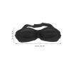 LALADEFIEE 3D Contoured Sleep Eye Mask 2pcs Comfortable Blindfold for Sleeping, Eva Material, Deep Eye Cups, Light Blocking, Breathable Design for Travel and Night Use view 2