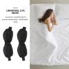 LALADEFIEE 3D Contoured Sleep Eye Mask 2pcs Comfortable Blindfold for Sleeping, Eva Material, Deep Eye Cups, Light Blocking, Breathable Design for Travel and Night Use view 3