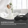 LALADEFIEE 3D Contoured Sleep Eye Mask 2pcs Comfortable Blindfold for Sleeping, Eva Material, Deep Eye Cups, Light Blocking, Breathable Design for Travel and Night Use view 4