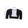 Abaodam Women Compression Arm Shaper Vest with Posture Correction Slimming Upper Arm Garment Black Large for Back Support view 2