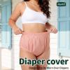 Florith 2-Pack Waterproof Reusable Adult Diaper Cover for SeniorsPinkS view 3