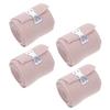 DOITOOL 4pcs Skin Tone Elastic Bandage Wraps with Clip Closure, High Elasticity Knee and Leg Compression Support for Sports Injury and Muscle Sprains view 1
