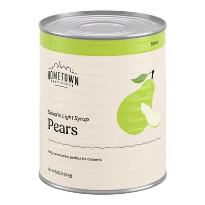 #10 Can Sliced Pears in Light Syrup - 6/Case