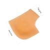 HINTRMENT Protective Heel Pads 5 Pairs Anti-Cracking Silicone Heel Cushions Foot Relief Sleeves Skin Tone and White Suitable for Outdoor Use view 2